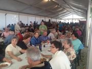 La carpa instalada en el Campo de Arriba se llen�