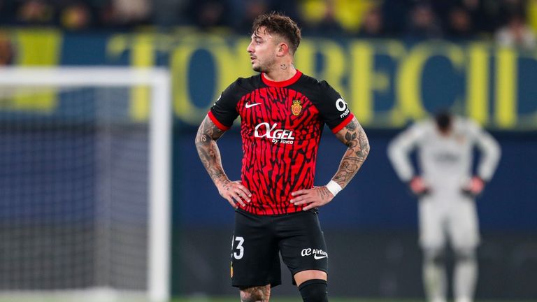 Pablo Maffeo con el Real Mallorca
