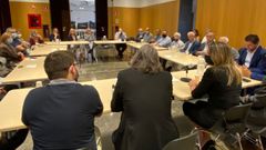 La alcaldesa Lara Mndez presenta Lugo Transforma a empresarios catalanes en Barcelona