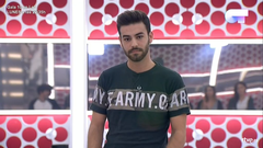 Imagen de Agoney en su pase de micros para la Gala 10