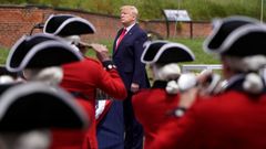Trump, durante el Da de los Cados en Fort McHenry en Baltimore