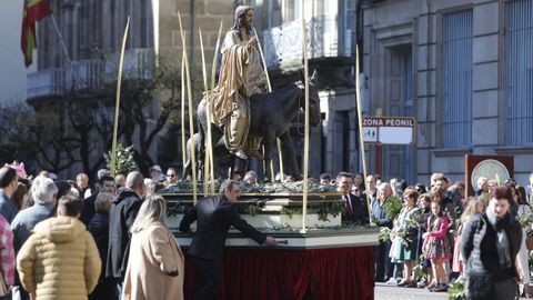 Domingo de Ramos, con la procesin de la borriquilla en Ourense