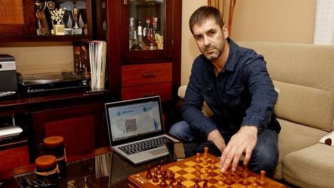 El ajedrecista Valentn Costa.