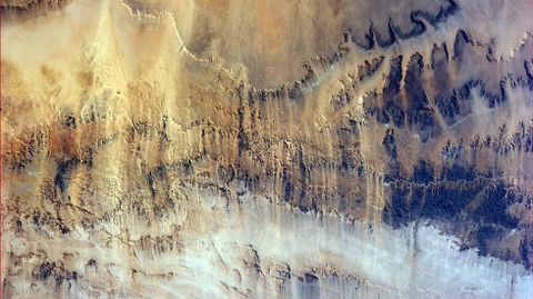 Valles azotados por el viento del norte de África