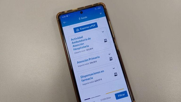 Los costes de la atención médica ya pueden verse en la app del Sergas: 69 euros por consulta en atención primaria y 107 en hospitalaria