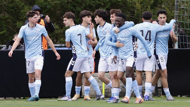 El Celta Juvenil A supera al Atlético de Madrid (4-3) y está en cuartos de Copa del Rey