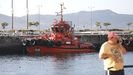 Buques remolcadores de la firma Remolcanosa amarrados ayer en el puerto de Vigo