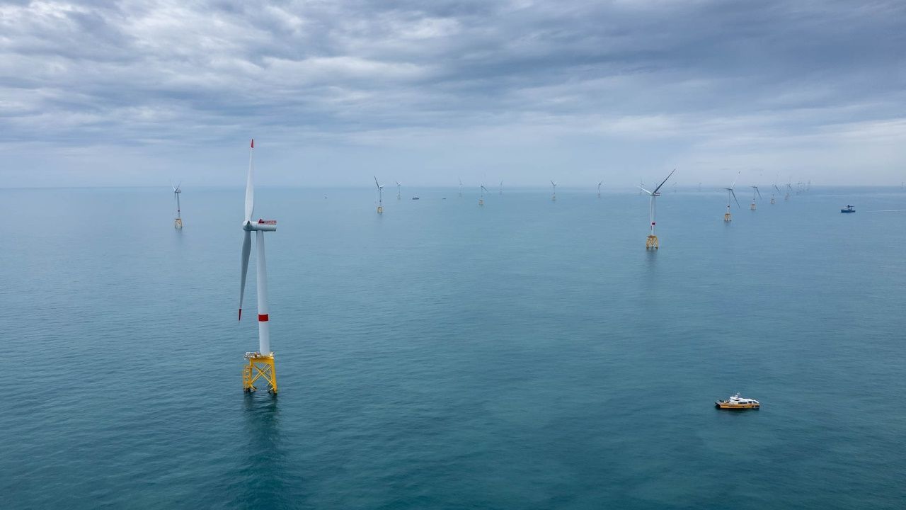 Parque de e�lica marina de Saint Brieuc (Francia)