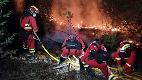 Incendio en Almonaster la Real (Huelva)