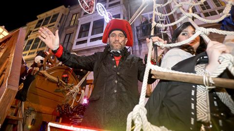 Noite pirata en el carnaval de Pontevedra