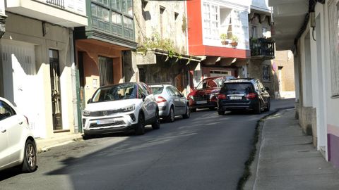 Desde hace varias semanas estn multando a los coches estacionados en la calle Real Alta de A Graa