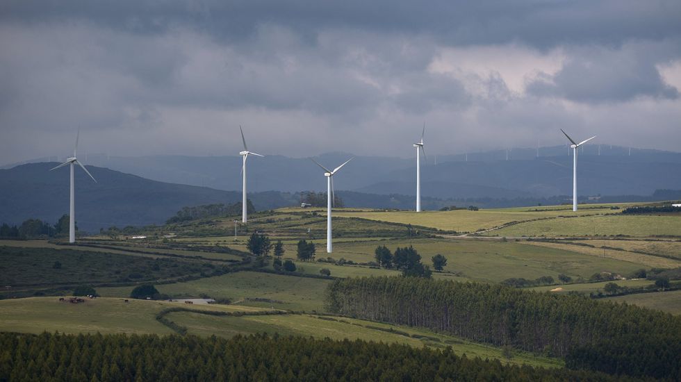 El parque e�lico lucense Coruxeiras