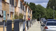Urbanizacin de Ciudad Jardn, en Ferrol, donde 34 chals se subastaron recientemente. 
