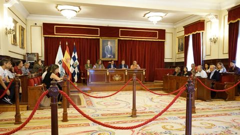 Uno de los últimos plenos celebrados en Ferrol