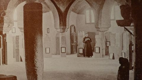 El miliario de Guntín que se expone desde hace cien año en el Museo de los Caminos de Astorga