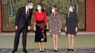 El rey, la reina Letizia, la princesa Leonor y la infanta Sofía 