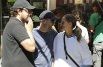 Dani de la Torre (director), Luis Tosar (protagonista) y Emma Lustres de la productora Vaca Films. 