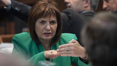 Patricia Bullrich, ministra argentina de Seguridad, en una imagen de archivo.