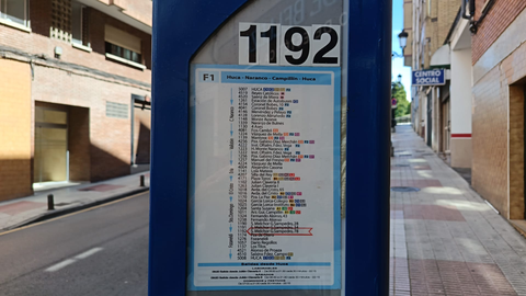 El recorrido actual que realiza la l�nea F-1 del autob�s urbano de Oviedo
