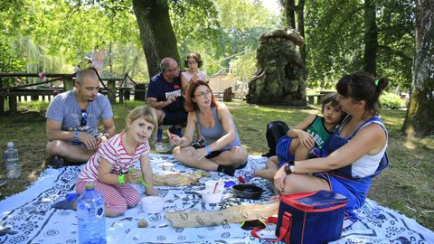 Son muchas las familias y grupos de amigos que optan por disfrutar de un pícnic en Marcelle Natureza