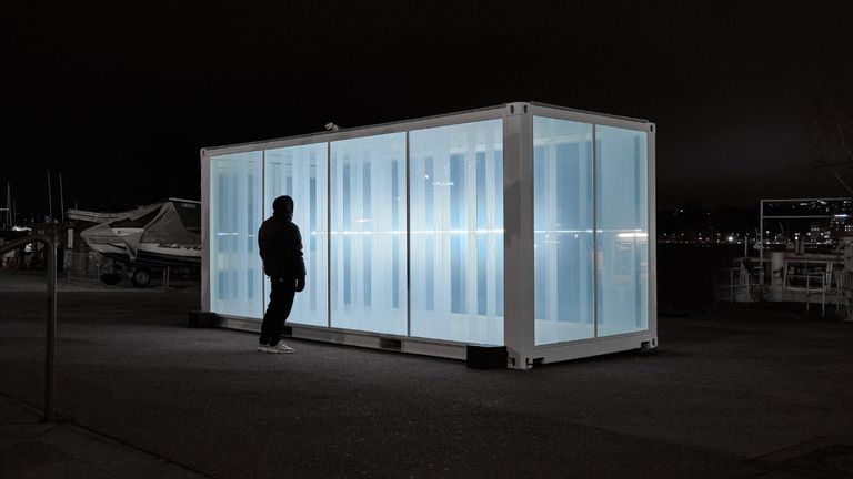 La instalación audiovisual Alcove LTD en el Parque Aníbal Vázquez de Mieres