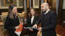 Imagen de arcihivo de Mónica Martínez, Inés Rey y José Manuel Lage