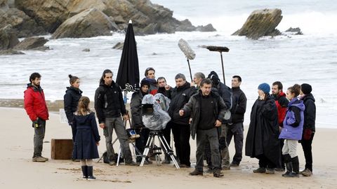 Lugo en el cine: la playa de San Román, de O Vicedo, en la película que rodó Antonio Chavarrías en el 2010, Dictado