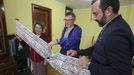 Imagen de archivo en una vivienda con plaga de moscas en O Val. 