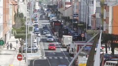 Caravana de la huelga del transporte en Ferrol, Narón, Neda y Fene