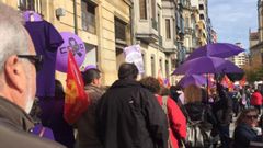 Manifestaci�n contra la violencia machista del 25N en Asturias
