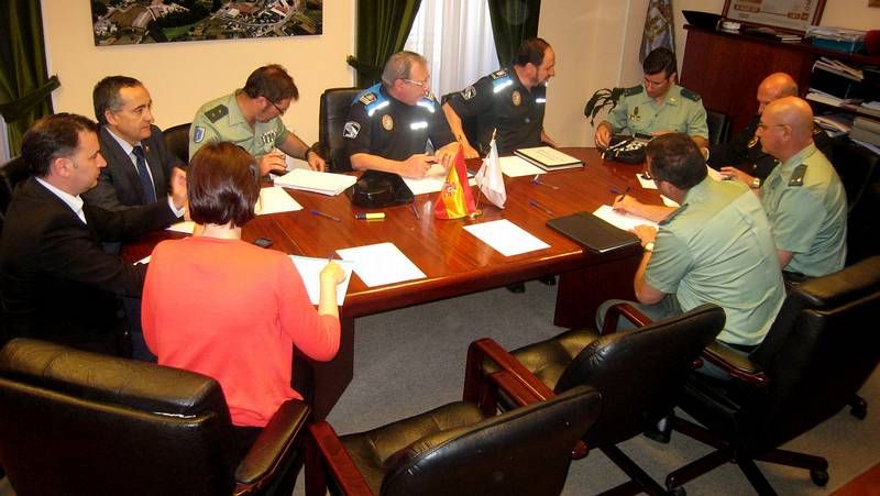 La junta local de seguridad de Sarria se reuni� para dise�ar un dispositivoo especial para el San Xo�n