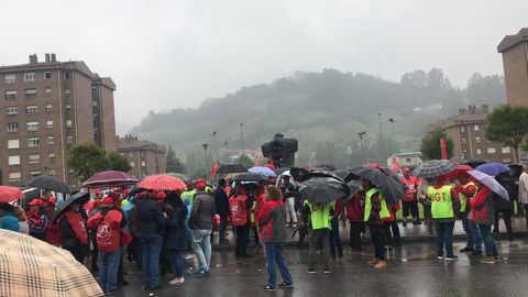 Manifestacin del 1 de Mayo en Mieres