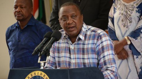 El presidente de Kenia, Uhuru Kenyatta