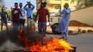 Protesta en Jartum contra el golpe de Estado
