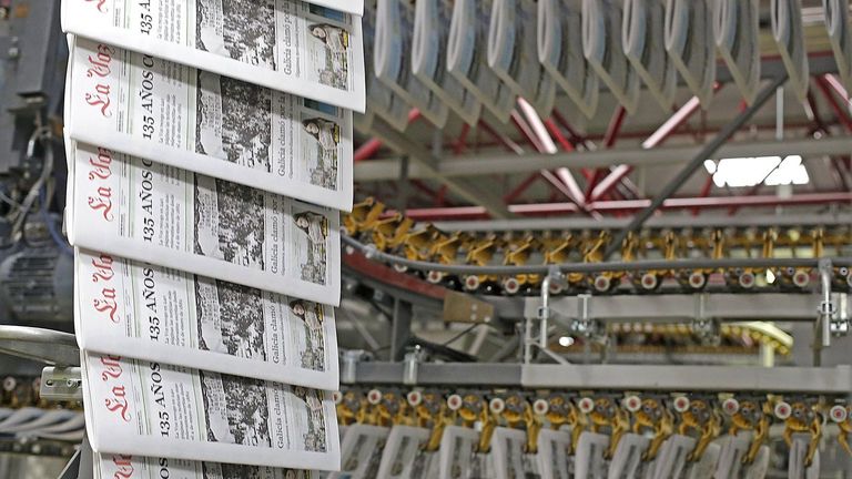 La Voz de Galicia es el tercer periódico de España en difusión y el quinto en audiencia