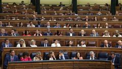 Imagen de la sesin de control al Gobierno el pasado 24 de abril en el Congreso de los Diputados.