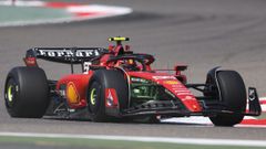 Carlos Sainz.Carlos Sainz con Ferrari en el inicio de la pretemporada de Frmula 1