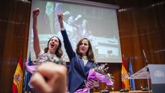 Las ministras de Podemos, Irene Montero y Ione Belarra, convirtieron el acto de traspaso de carteras del 21 de noviembre en un alegato contra el jefe del Ejecutivo.Hoy Pedro Snchez nos echa de este Gobierno, proclamaron