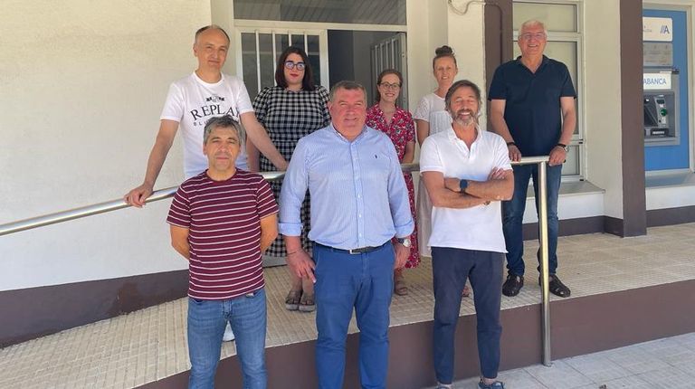 Responsables de los concellos que hace dos años pusieron en marcha la unidad de atención temprana