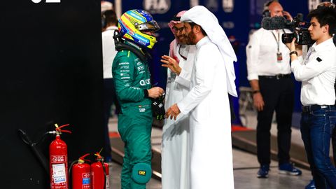 Fernando Alonso.Fernando Alonso, piloto de Frmula 1, en Arabia Saud