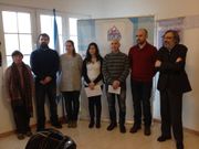 Irati Garc�a (cuarta pola esquerda) encabeza a renovaci�n do BNG de Noia.