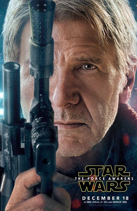 Han Solo.Harrison Ford, en el papel de Han Solo.