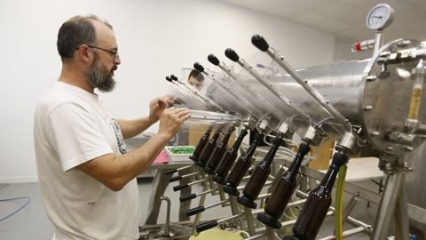 Fbrica de cerveza artesanal Augas Santas, de San Xusto, en Barreiros