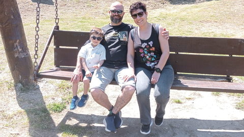 Luis �ngel Barrientos e Irene Barrientos hicieron hace cinco a�os realidad su sue�o de ser padres