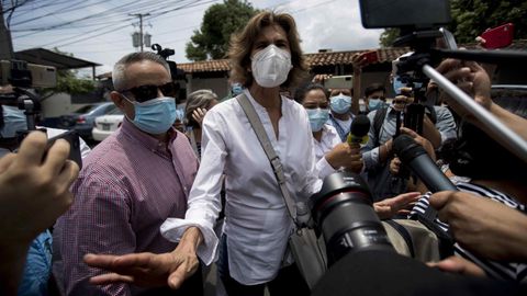 La aspirante a la Presidencia de Nicaragua y periodista Cristiana Chamorro Barrios.