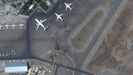 Vista satélite del aeropuerto de Kabul que vive una situación caótica desde la llegada de los talibán
