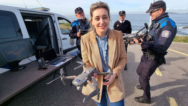 La Policía Local de Vigo compra drones capaces de adentrarse en edificios en riesgo de derrumbe para salvar vidas
