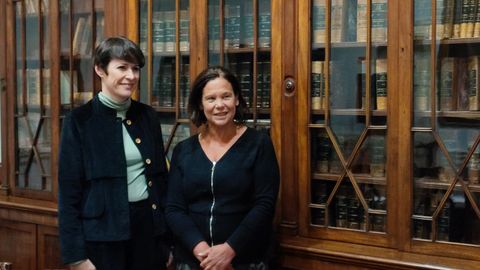 Ana Pontón y la líder del Sinn Féin, Mary Lou McDonald