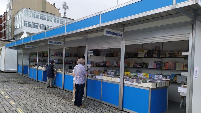 A pasada edición da Feira do Libro en Vilalba.
