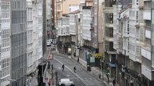 Imagen de archivo de la calle San Andrés de A Coruña